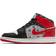 Nike Air Jordan 1 Mid SE GS Ugly Christmas Sweater - White/Black/Roma Green/University Red