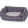 Petface Check Square Pet Bed Large