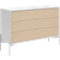 Kave Home Marielle White/Ash Veneer Kommode 116x76cm