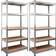 Monzana Heavy Duty Shelving System 90x180cm 2pcs