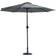 GlamHaus Tilting Table Parasol with Lights 275cm