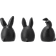 DBKD Triplets Cast Iron Easter Decoration 7cm 3pcs