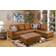 GEBADOL Sectional Couch Ginger Sofa 103.5" 6 Seater