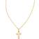 Kendra Scott Cross Pendant Necklace - Gold/White