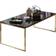 Wohnling Riva Black/Gold Soffbord 60x120cm