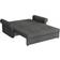 VINÖ 3-sits Sammet/Svart Sofa 3-seter