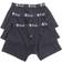 Pringles William Cotton Button Fly Boxers 3-pack - Black