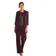 R&M Richards Metallic Pantsuit, Shell & Necklace Set