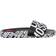 Love Moschino All Over Print Slider - Black