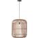 Brilliant Woodrow Light Brown Lampada a Sospensione 45cm