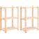 vidaXL Tagères De Rangement 3 Niveaux 2 Pcs 60x38x90 cm Pin 150 kg Étagère à livres