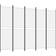 vidaXL White, 250 6-Panel Balcony Screen Room Divider