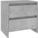 vidaXL 45x34,5x44,5 Sengebord