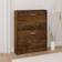 vidaXL 59x17x81cm Smoked Oak Skostativ 59x81cm