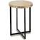 Gift Decor Beige Golden Metal Side Small Table 45x45cm