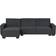 Beliani Alessandrini Dark Gray Sofa 290cm 3 Seater
