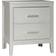 Ashley Furniture Olivet Glam Silver Bedside Table 16.8x22.2"