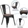 Flash Furniture Perry Black Kitchen Chair