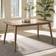 Baxton Studio Edna Mid-Century Modern French Dining Table