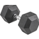 Lifeline Hex Rubber Dumbbells 22.5kg