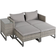 OutSunny 860-133 Outdoor Lounge Set, Table incl. 2 Sofas