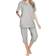 Women's Plus Size Capri Lounge Set