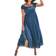 Swimsuits For All Women's Plus Harper Tie Dye Cover Up Maxi Dress