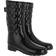 Hunter Women's Refined Gloss Quilted Rain Boots