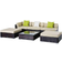 OutSunny 860-040 Outdoor Lounge Set, 1 Table incl. 3 Sofas