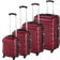 tectake Lightweight Hard Shell Suitcase - Set of 4