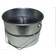 B Company Bucket Black/Silver Stearinlys 2stk