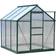 OutSunny Walk-In Greenhouse 6x6ft Aluminio Policarbonato