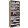 VCM Mueble Zapatero Madera XXL Lona 9 Compartimentos Organizador de zapatos