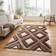 Think Rugs Olympia GR224 Brown, Beige 80x150cm