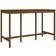 vidaXL 180 x 80 x 110 cm Massivt Fyrretræ Gyldenbrun Barbord