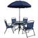 Flash Furniture Nantucket Patio Dining Set, 1 Table incl. 4 Chairs