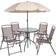 Flash Furniture Nantucket Patio Dining Set, 1 Table incl. 4 Chairs