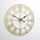 Melody Maison Skeleton Gold Wall Clock 80cm