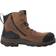 Irish Setter Kasota 6" Waterproof Side Zip Composite Toe EH Brown