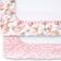 The Peanutshell Fitted Crib Sheets 2-Pack Butterfly Floral