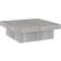 vidaXL Sonoma Gris 90x90x28 cm Table Basse