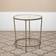 Flash Furniture Astoria Collection Clear/Brushed Gold Small Table 49.5x49.5cm