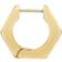 Lynx Hexagon Hoop Earring - Gold