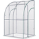 OutSunny Walk-In Lean to Greenhouse 4.5x4ft Stainless Steel PVC Plastic