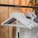 Harbour Housewares Kids Coat Hangers with Trouser Bar & Notches 10-pack