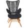 Venture Design Tingeling loungestol sort,akacie.