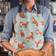 Ulster Weavers Foraging Fox Apron Blue, Orange (95x70cm)