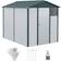 OutSunny 9'x6' Galvanized Metal Shed Tool (Área de construcción )