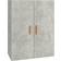 vidaXL Concrete grey Hanging Wall Cabinet