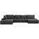 Scandinavian Choice MIRJAN24 Wohnlandschaft Schwarz Hochglanz Sofa